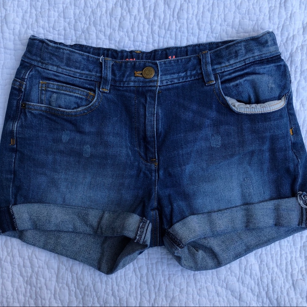 girls crewcuts denim shorts